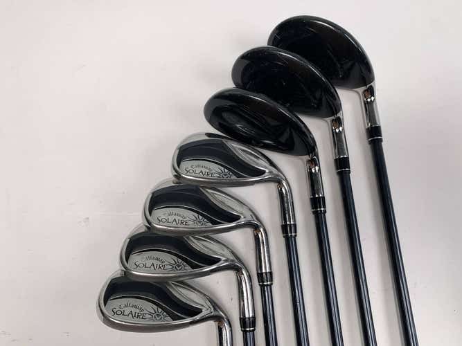 Callaway Solaire Combo 2014 Iron Set 5-PW+SW Ladies Graphite Womens RH