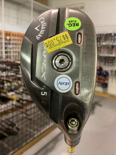 Callaway Apex 24° #5 Hybrid Golf Club Recoil 460 Regular Flex Graphite Shaft MRH