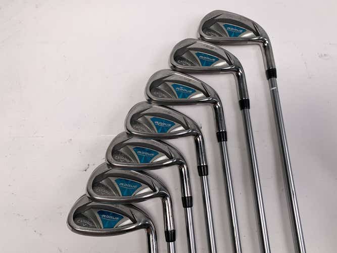 Callaway Rogue Iron Set 5-PW+AW Aldila Quaranta 40g Ladies Graphite Womens RH