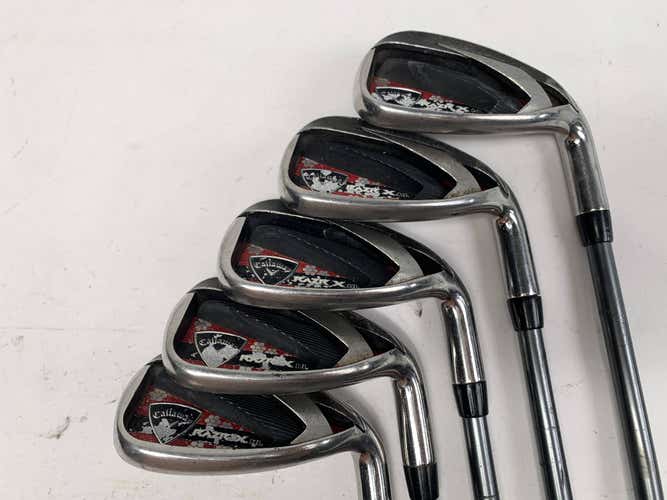 Callaway Razr X HL Iron Set 8-PW+AW+SW 50g Ladies Graphite Womens RH