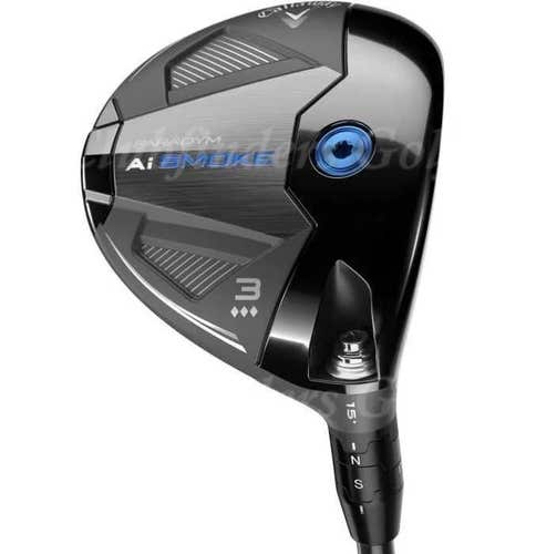 NEW Callaway Paradym Ai Smoke Triple DMND 15° Fairway 3 Tensei AV 65 Stiff w/HC