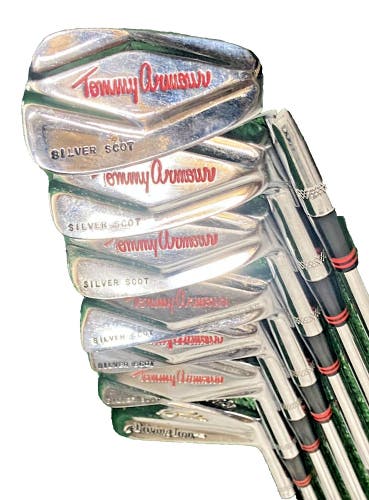 Burke Golf Tommy Armour Silver Scot Iron Set 1,3,5,7-PW RH Men's Steel 5i 37.25"