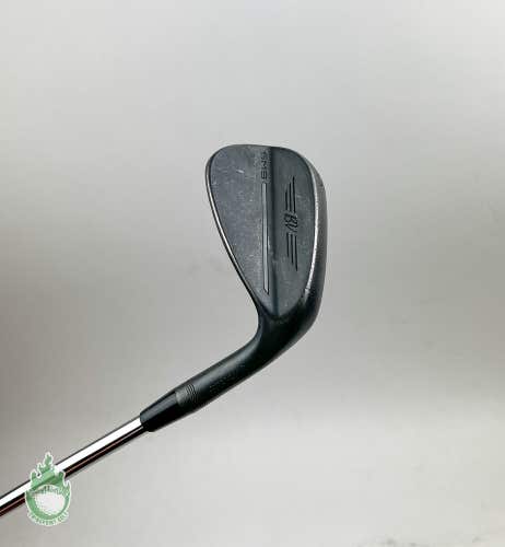 Used Titleist Vokey SM9 F Grind Black Wedge 50*-12 Wedge Flex Steel Golf Club