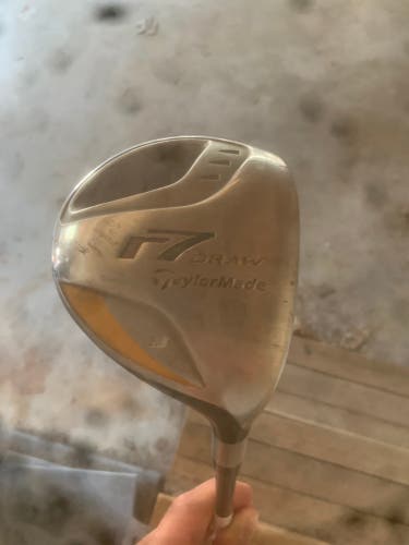 Used Men's TaylorMade Right Handed Stiff Flex 3 Wood r7 Fairway Wood