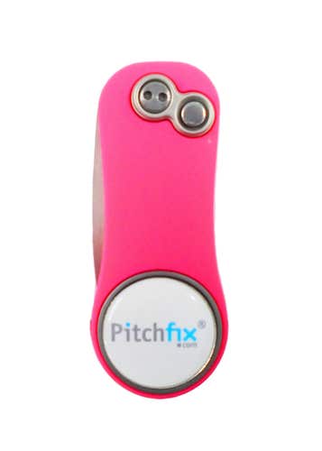 NEW Pitchfix Hybrid 2.0 Pink/White Divot Tool/Ballmarker/Pencil Sharpener