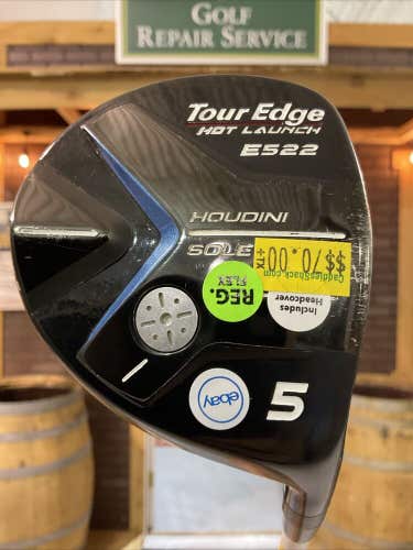 Tour Edge Hot Launch E522 #5 Fairway Wood Club Regular Flex Graphite Shaft MRH