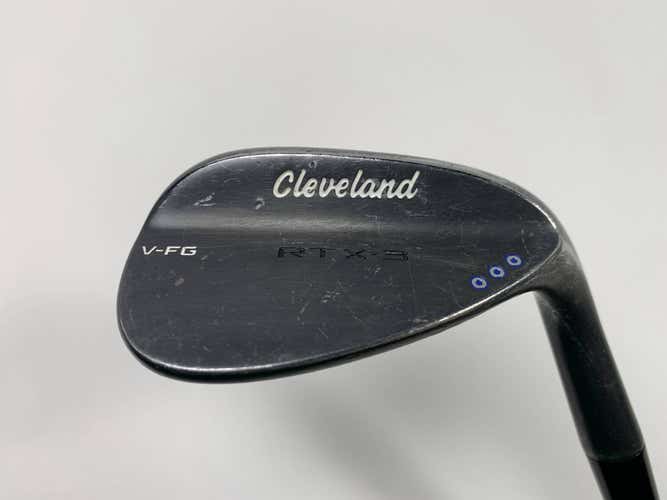 Cleveland RTX 3 Black Satin Sand Wedge SW 56* 14 Dynamic Gold Wedge Steel RH