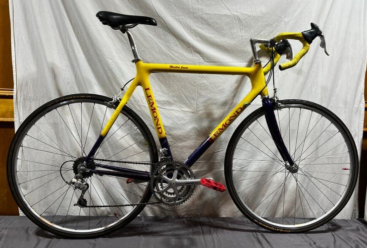 1997 LeMond Maillot Jaune 60cm Carbon 24-Speed Road Bike Campagnolo Chorus Mavic