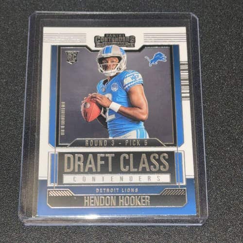 Hendon Hooker Detroit Lions 2023 Panini Contenders NFL Draft Class Rookie #8