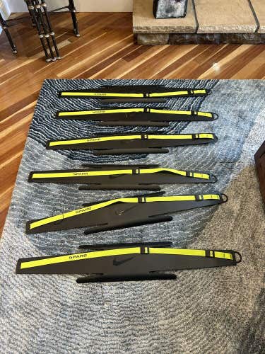 Set of 6 NIKE Sparq Speed Hurdles - Speed Agility Training - Football Soccer Bag