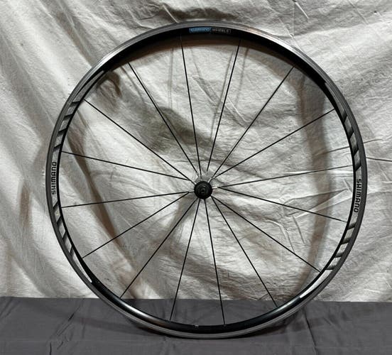 Shimano WH-R550 16-Bladed Spoke Black Aluminum 622x15/700C QR Front Wheel