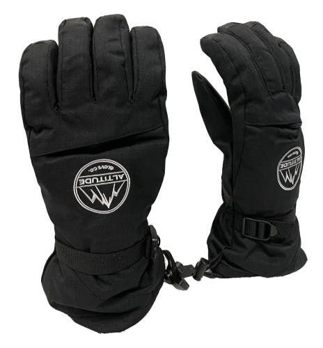 ​ALTITUDE ADULT “SUMMIT” WINTER SKI SNOWBOARD GLOVES (BLACK)