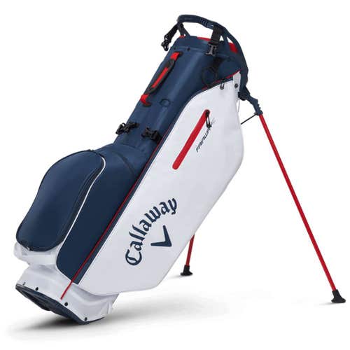 Callaway Fairway Plus Stand Bag (4-way, Navy/White/Red) 2022 Golf