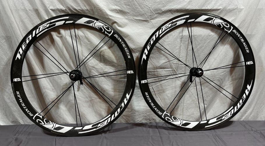 HED Bontrager Aeolus 5.0 16-Bladed Spoke Aero Carbon 700C Wheelset DT Swiss