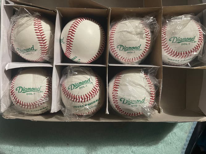 Diamond Dol-1 Official USSA League Leather Baseballs