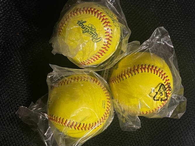 Rawlings | Official League Practice Baseballs | Optic Yellow |