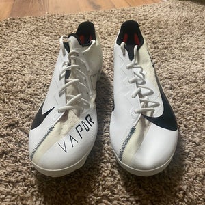 Nike Men’s 15 React Vapor Ultrafly Elite 4 White Baseball Cleats