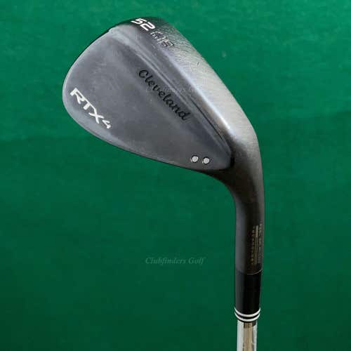 Cleveland RTX-4 Black 52-10 52° Gap wedge DG Tour Issue S400 Steel Stiff