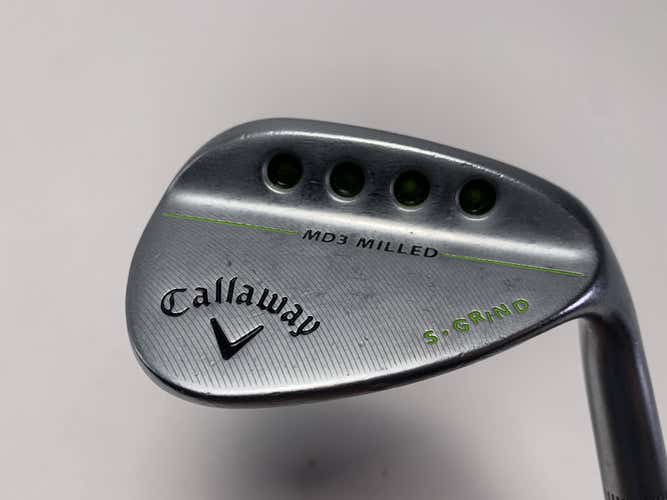 Callaway MD3 Milled Chrome 50* 10 S-Grind True Temper Dynamic Gold Wedge RH