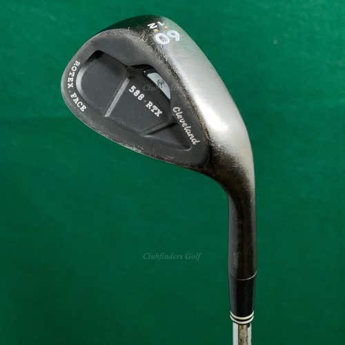 Cleveland 588 RTX Black Satin 60-12 60° Lob Wedge Dynamic Gold Steel Wedge Flex