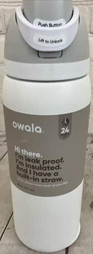 Owala 32oz Bottle Freesip Locking Clip and Release Button Color Shy Marshmallow