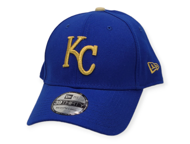 New Mens Fitted Kansas City Royals Cap Hat size (Medium-Large)