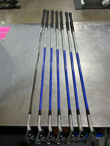 Used Tour Edge Hot Launch E522 5i-gw Aw Regular Flex Graphite Shaft Iron Sets