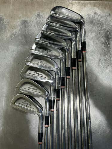 Used Ben Hogan Edge Forged 2i-pw Stiff Flex Steel Shaft Iron Sets