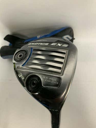 Used Tour Edge Exotics Ex5 3 Wood Regular Flex Graphite Shaft Fairway Woods