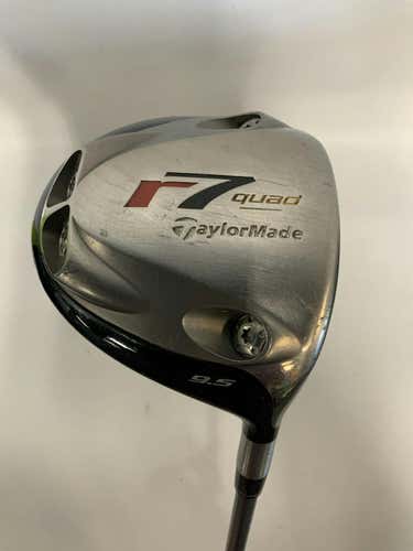 Used Taylormade R7 Quad 9.5 Degree Regular Flex Graphite Shaft Drivers