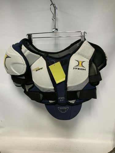 Used Itech Tech Lite Lg Hockey Shoulder Pads