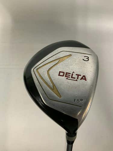 Used Delta 3 Wood Regular Flex Steel Shaft Fairway Woods