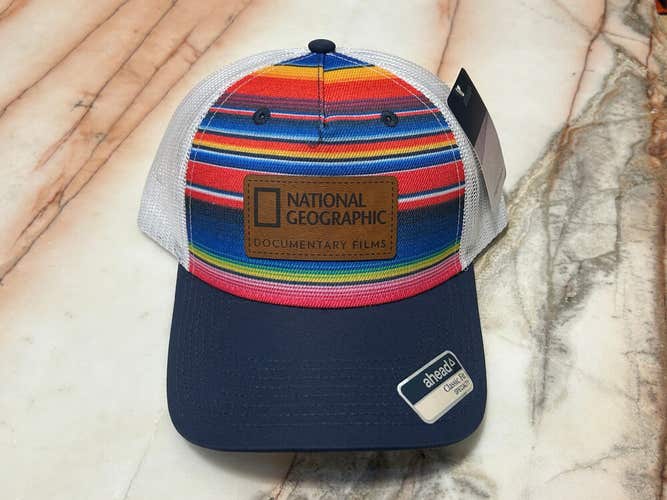 2024 National Geographic Documentary Films Mesh Snapback Hat RARE NEW