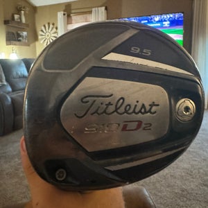Used Men's Titleist Left Hand Regular Flex 9.5 Loft 910D2 Driver