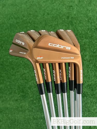 Cobra King Rickie Fowler RF Copper Forged MB Iron Set 4-P / KBS $-Taper 120 Stiff