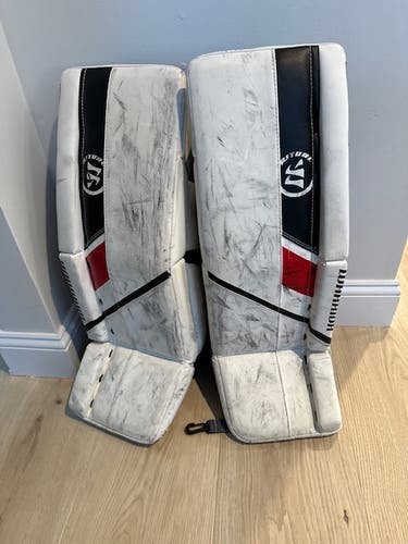 Used 26" Warrior Ritual G5 Goalie Leg Pads