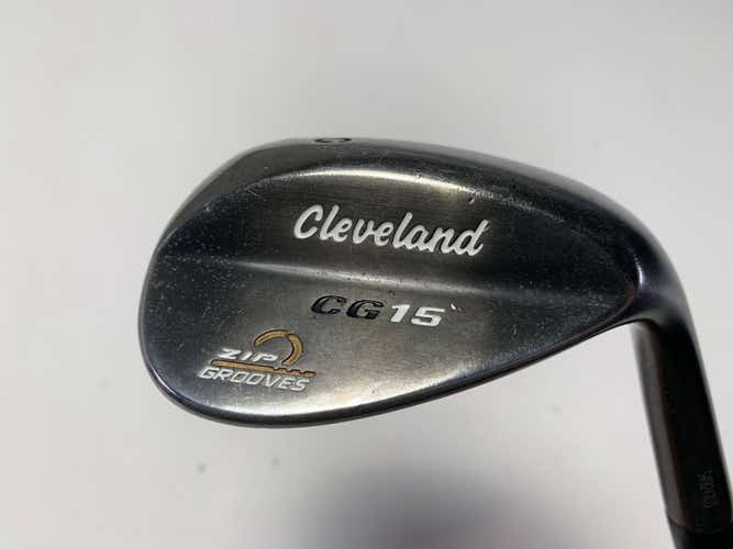 Cleveland CG15 Black Pearl Lob Wedge 60* 8 Bounce Traction Wedge Steel Mens RH