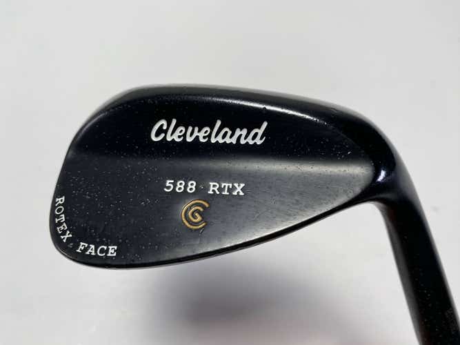 Cleveland 588 RTX Black Pearl 56* 10 True Temper DG Wedge Steel Mens RH