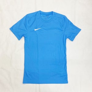 Nike Park VII Short Sleeve Dri-FIT Training Jersey Men's Small Light Blue BV6708