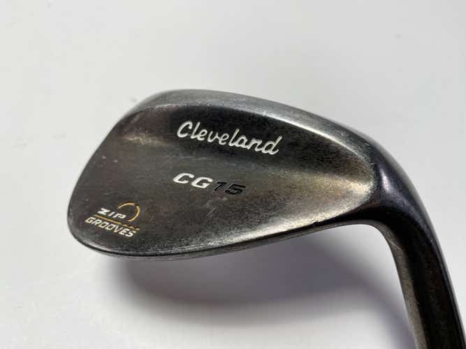 Cleveland CG15 Black Pearl Gap Wedge 52* 10 Traction Wedge Steel Mens RH