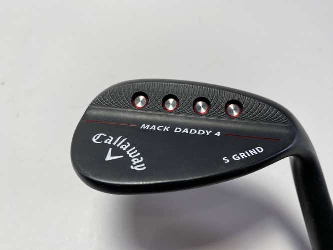 Callaway Mack Daddy 4 Black 58* 10 S-Grind True Temper Dynamic Gold Wedge RH