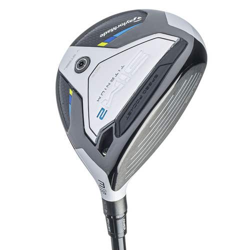 LEFT HANDED TAYLORMADE SIM2 TI FAIRWAY 3 WOOD GRAPHITE REGULAR MITSUBISHI TENSEI AV RAW BLUE 65 GRA