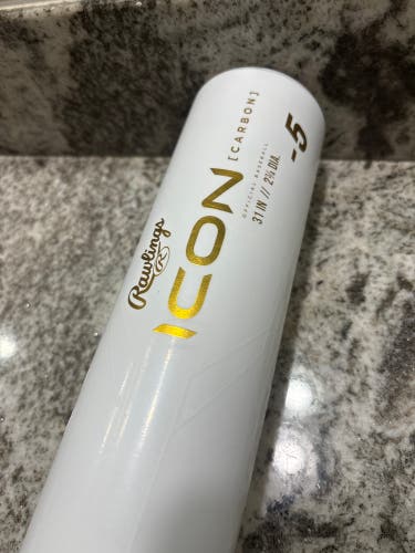 Used 2023 Rawlings USSSA Certified Composite 26 oz 31" Icon Bat