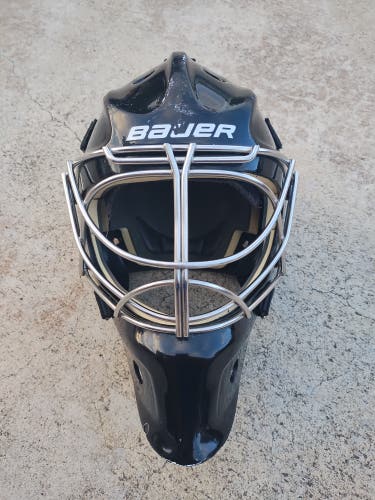 Used Senior Bauer Goalie Mask Pro Stock