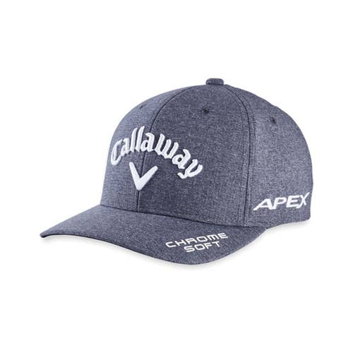 NEW 2024 Callaway Tour Authentic Performance Pro XL Heather Gray Adjustable Hat