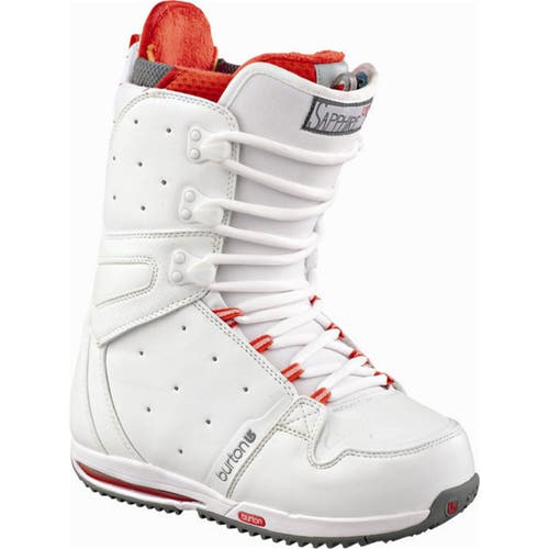 NEW Burton Sapphire Snowboard Boots!  White  5  Euro 35  Traditional Lace