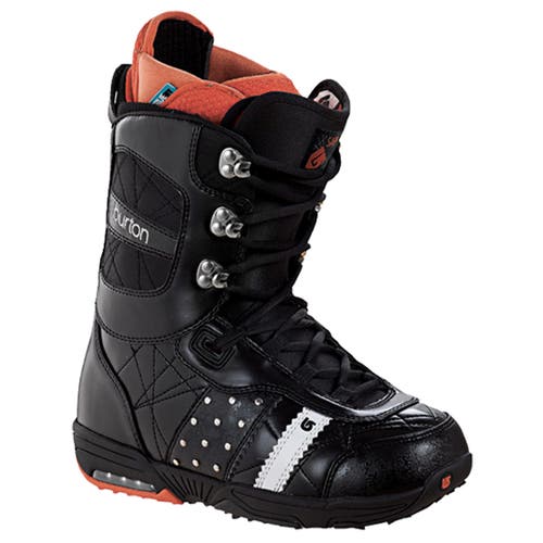 NEW Burton Sapphire Snowboard Boots! Size 4 Euro 34  Black  Traditional Lace