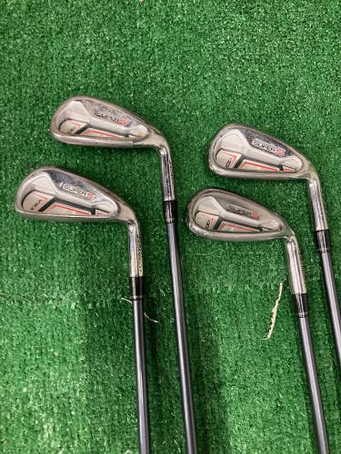 Used Women's Adams Idea Super S Iron Set Right Handed Ladies Flex Graphite Shaft (7 - PW)