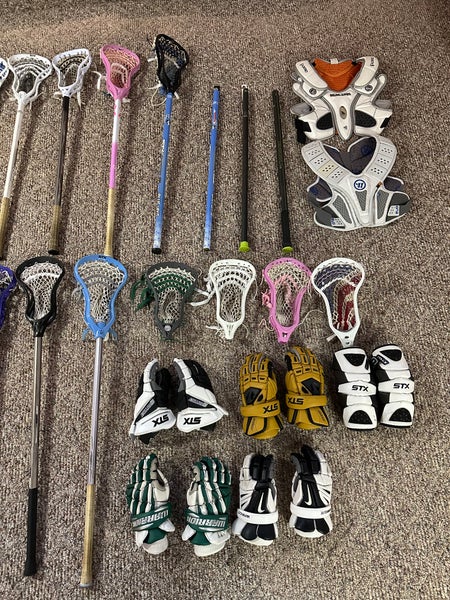 Lot of lacrosse Gear