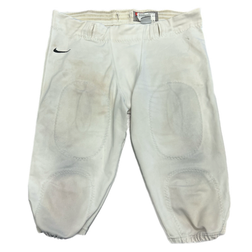 White Used XL Adult Men's Nike Team Defender Game Pants